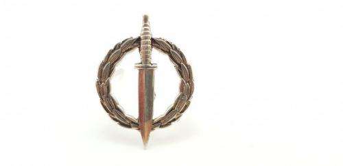 South African Recce Mess Dress Operators Badge. Not Numbered. Sterling Silver.