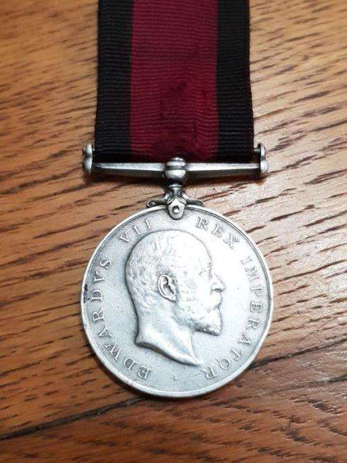 1906 Bambatha Rebellion Medal to Tpr L.J. Haveman Umvoti Mounted Rifles.