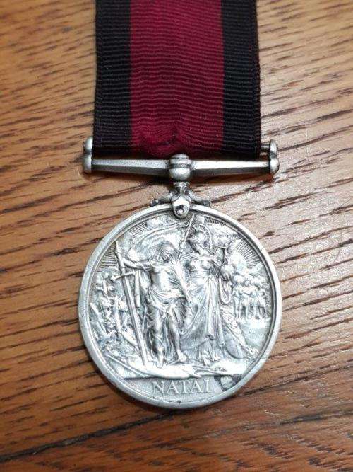 1906 Bambatha Rebellion Medal to Tpr L.J. Haveman Umvoti Mounted Rifles.