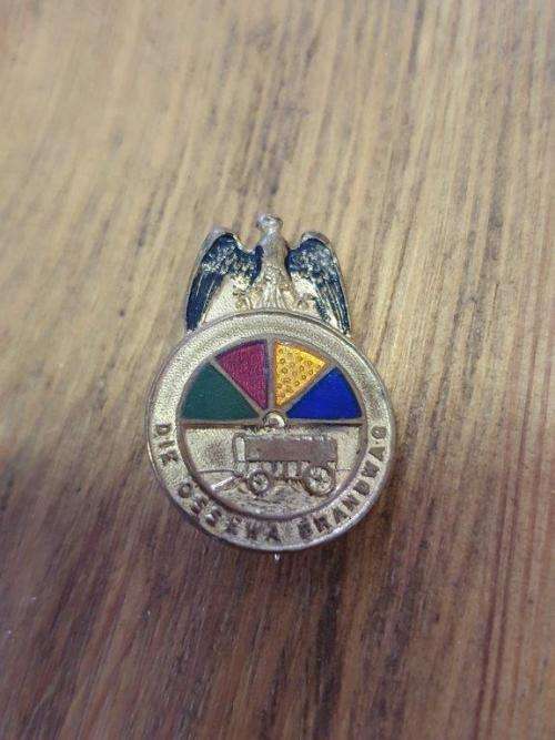 Ossewa Brandwag Lapel Badge.