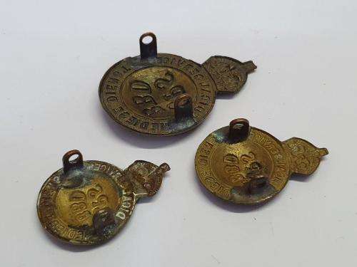 South African CPS Medical Services Cap and collar badges.