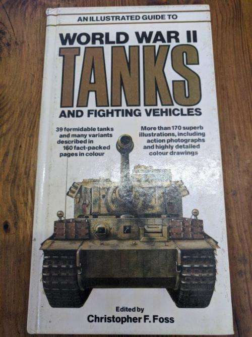 World War 2 Tanks and Fighting Vehicles by Christopher F.Foss military refeference book.