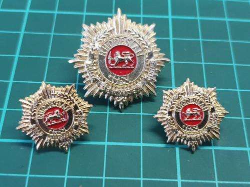 Rhodesian Army Service Corps Cap and Collar Badges.