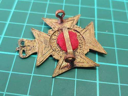 The Royal Rhodesia Regiment cap badge.