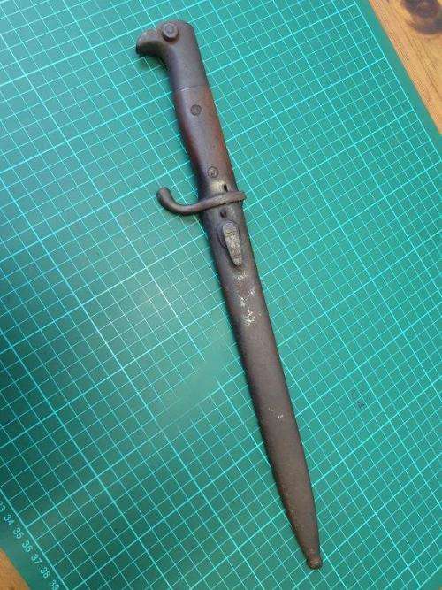 German KS98 Sawback Bayonet.