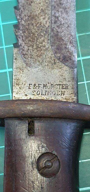 German KS98 Sawback Bayonet.
