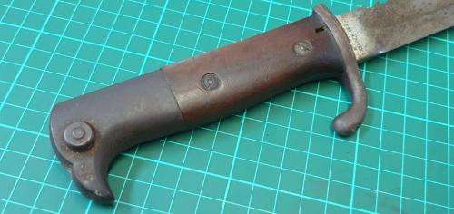 German KS98 Sawback Bayonet.