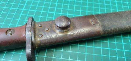 WWII Bayonet made in the SA Railway Workshops. Incompleted Bayonet. P88/P07 mixture.