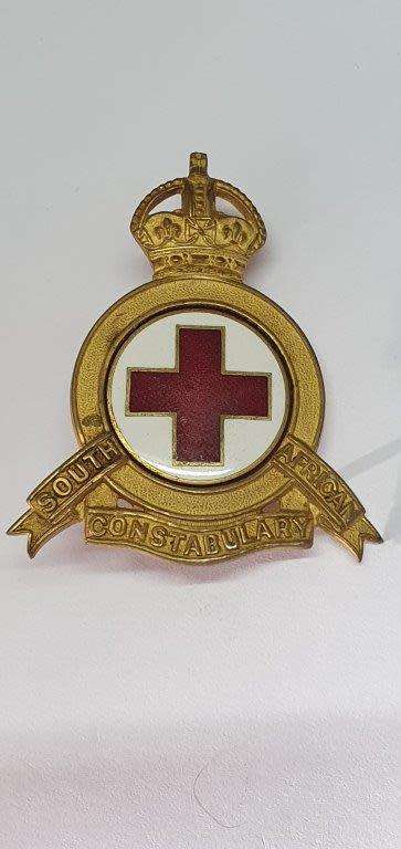 South African Constabulary Slouch Hat Badge for Medical Branch. Worn 1902-1908. Owen 1847.