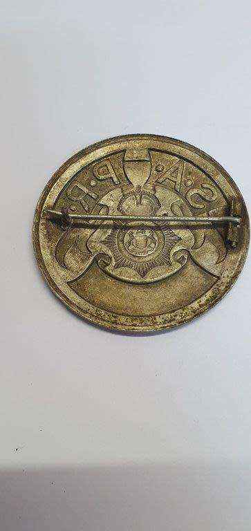 South African Police Reserve W/M badge. Worn pre 1957. Owen 1914.