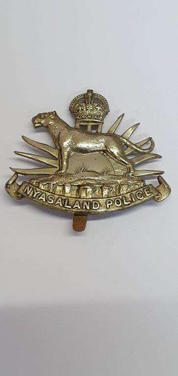 Nyasaland Police W/M Helmet Badge K/C. Worn 1924-1950`s Owen 3671.