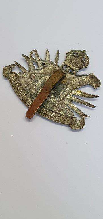 Nyasaland Police W/M Helmet Badge K/C. Worn 1924-1950`s Owen 3671.