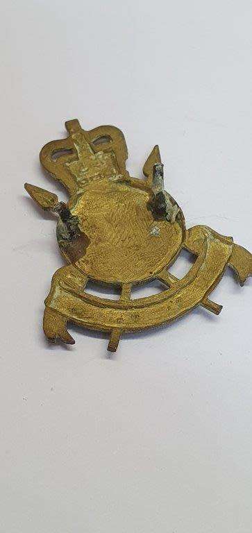 Swaziland Police Brass Q/C Cap Badge. Worn 1956-Independence. Owen 3622. Lugs broken