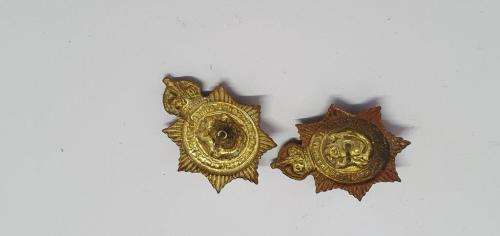 South African Police Collar Badges. `S` type. Owen 1909.