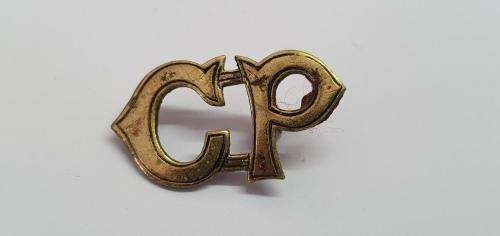 Cape Police Shoulder Title. Owen 1826. One lug broken.