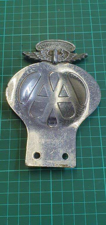 Automobile Association of South Africa Bumper Badge.