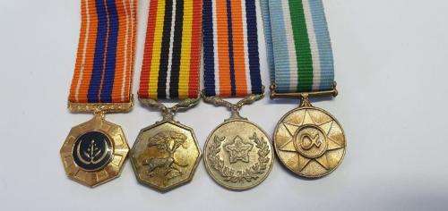 SADF lot miniature medals.