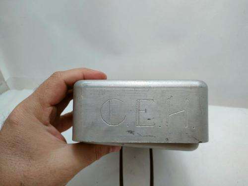 WWII Aluminum Dixie carved by bored troop/POW. SASC