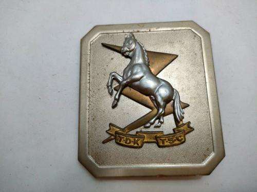 SADF Technical Service Corps Stable Belt Buckle.