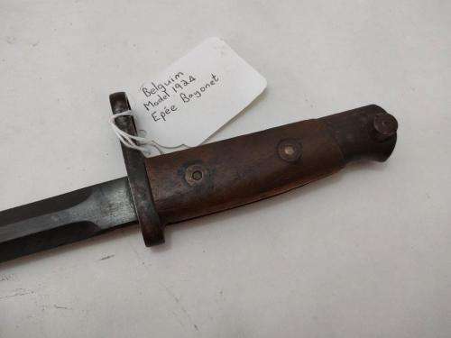 Belguim Model 1924 Epee Bayonet. No Sheath.