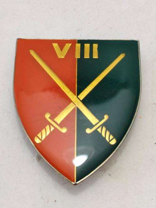 8th South African Armoured Division HQ Shoulder flash. Pins intact.