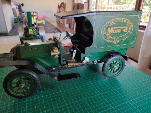 Mamod Live Steam Delivery Van. Last ran about 13 Years ago.