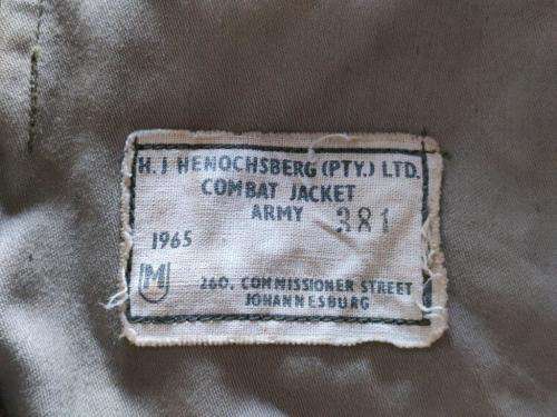Durban Regiment Bunny Jacket.