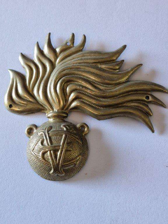 Italian WWII Military Police badge. 90 x 80 mm.