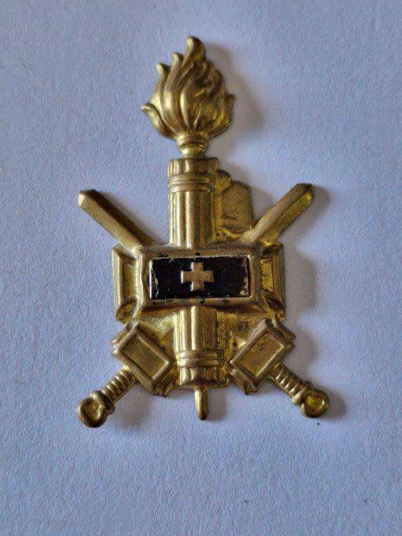 Italian WWII Black Shirts cap Badge 35 x 60 mm. No fastening plates.
