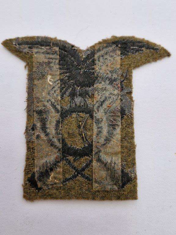 Italian WWII Officer`s Alpini cap badge. 80 x 80 mm