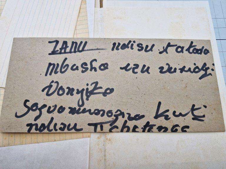 Original Rhodesian BSAP Docket for robbery and abduction at Lismore Farm store in Mount Darwin