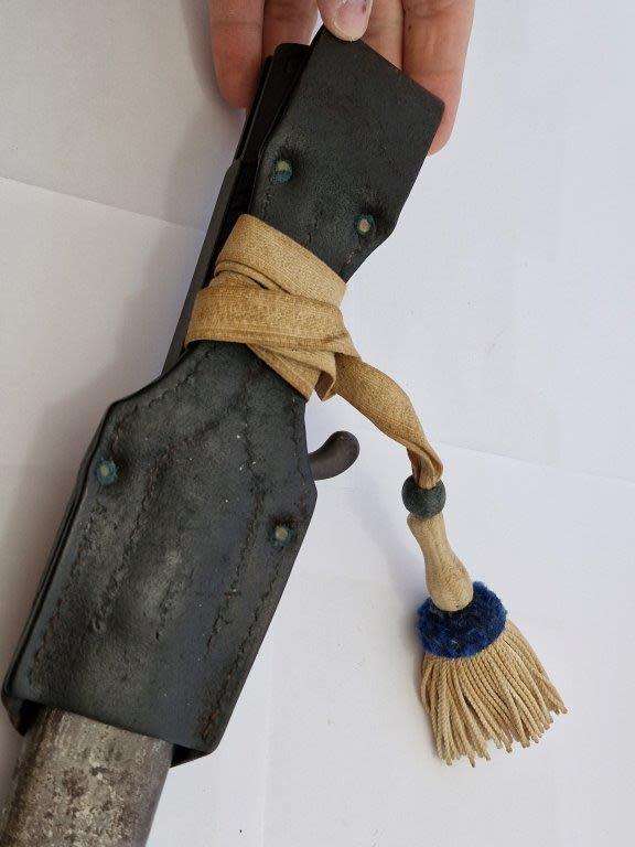 WWI German S98/05 Sawback butcher bayonet with 4th infantry company knot. Mauser AG 1916.