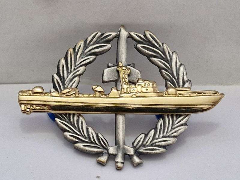 South African Navy Strike Craft breast badge. 9 available. Bid per badge on however many you want.
