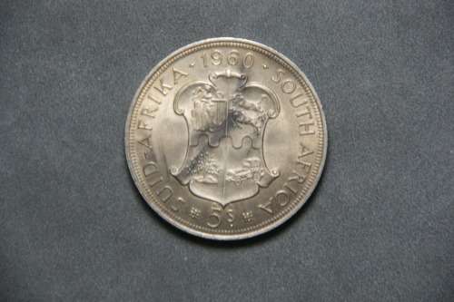 TWO 1960 5 SHILLINGS