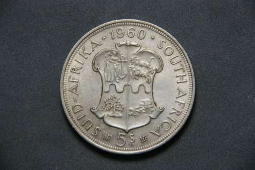 TWO 1960 5 SHILLINGS