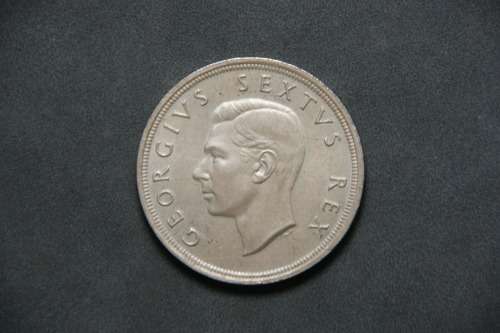 1952 5 SHILLING & 3 THREEPENCES