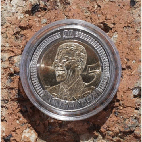 Mandela 2008 R5 Coins in Capsules. 20 Coins