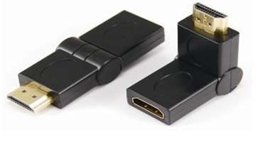 HDMI right angle flexi adapter