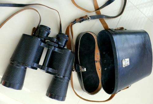 MILITARY BINOCULARS,MADE IN USSR,EXCELLENT QUALITY! (in leathercase)