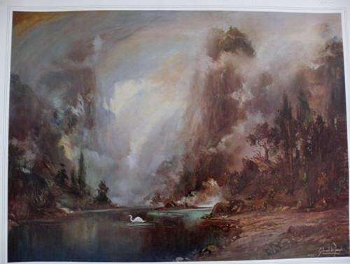 QUALITY PRINT "SWAN OF TUONELA " by Gabriel de Jongh,Pls see all pics..