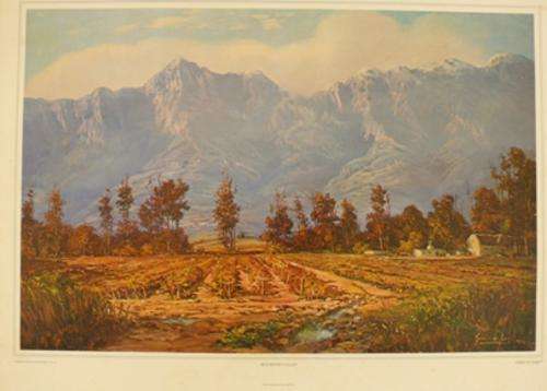 OLD GOOD QUALITY PRINT,"HEX RIVER VALLEY",GABRIEL DE JONGH