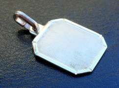 STERLING SILVER DISC,ALSO FOR ENGRAVING SUITABLE.