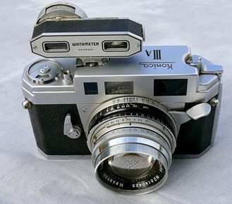 KONICA 3 A CAMERA PLUS WATAMETER AND BAG .GERMANY