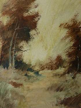 ORIGINAL OIL PAINTING,1975,SIGNED BY ARTIST