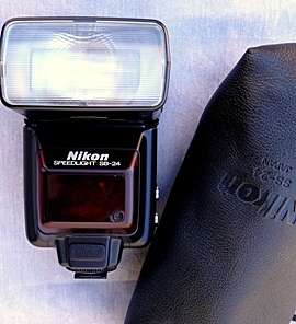 NIKON SPEEDLIGHT,SB-24 WITH COVER,WORKING COND.