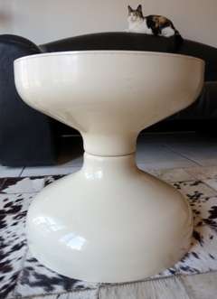 MID CENTURY MULTIFUNCTION SIDETABLE.STUNNING PIECE!