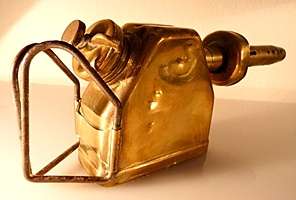 ALEMANIA,BRASS POCKET BLOW TORCH.VULCANO.EXC.COND,ca 1930