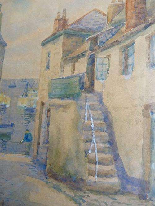 T.H.VICTOR // OLD DUCK STREET MOUSEHOLE.WATERCOLOUR.VALUE R 5000