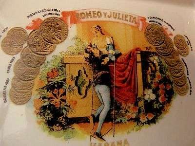 VINTAGE ASHTRAY FROM CUBA. ROMEO AND JULIETA