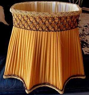 VINTAGE OCTAGONAL LAMP SHADE